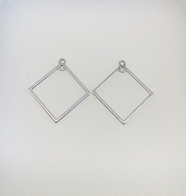 Pendant Square Silver