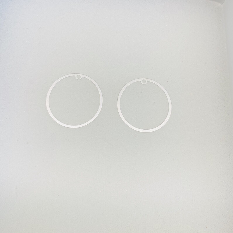 Pendant small circle Silver
