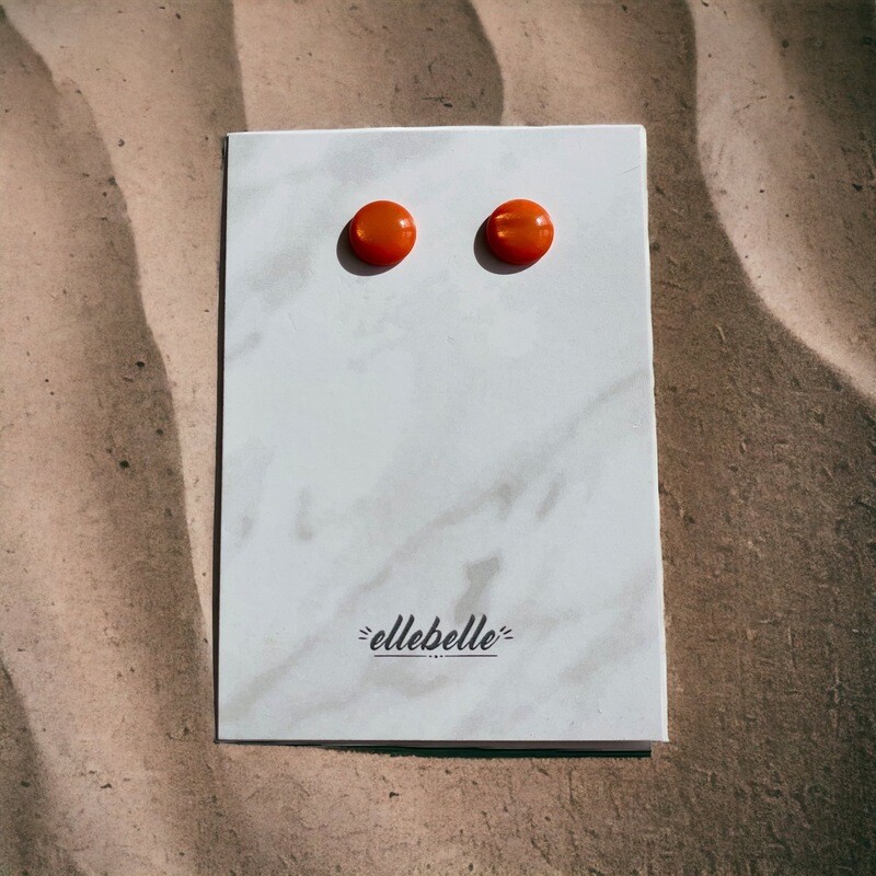 Studs Coral Orange