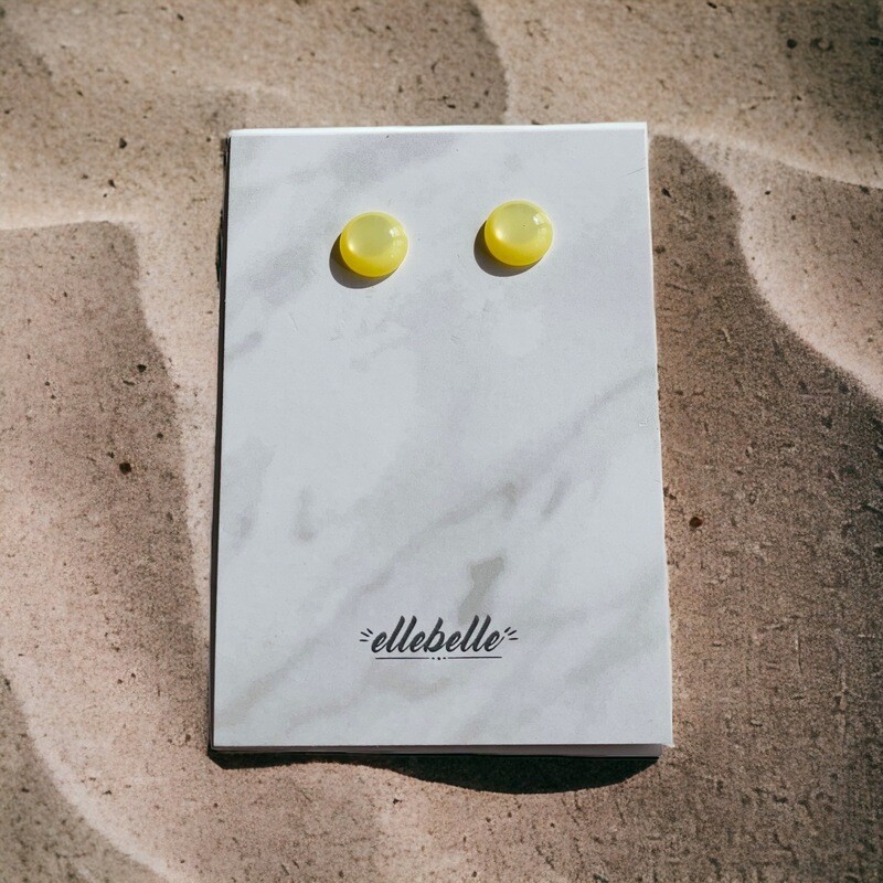 Studs Lemon Yellow