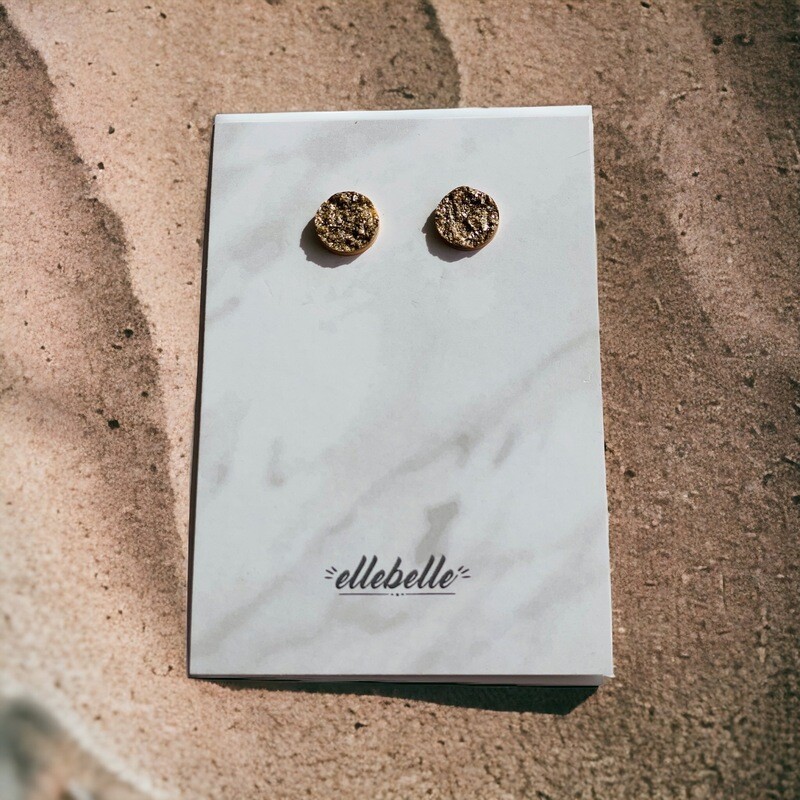 Studs Sparkling Rose Peach