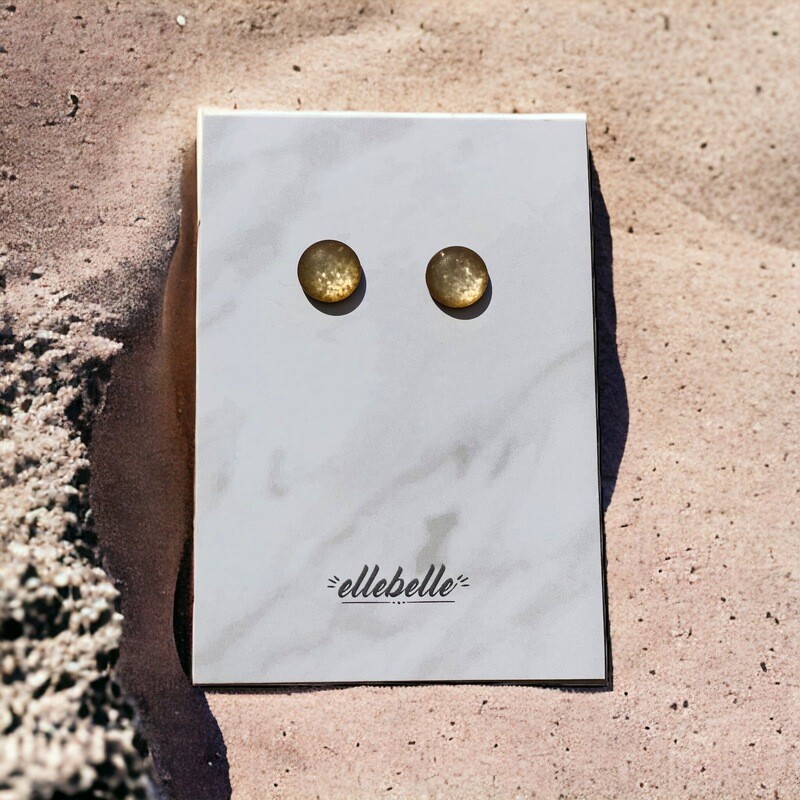 Studs Matt Glitter Greige