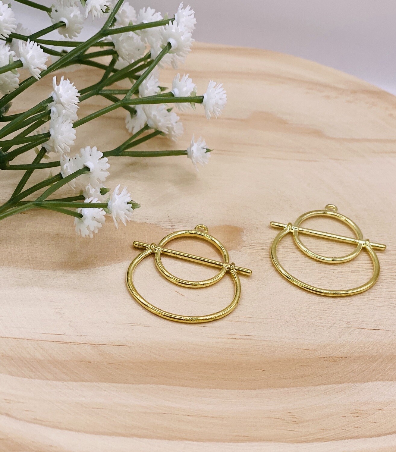 Pendant Geometric, Colour: Gold