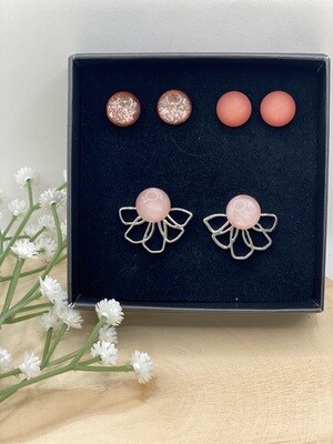 Gift box Les Roselles (Earstuds &amp; Pendant)