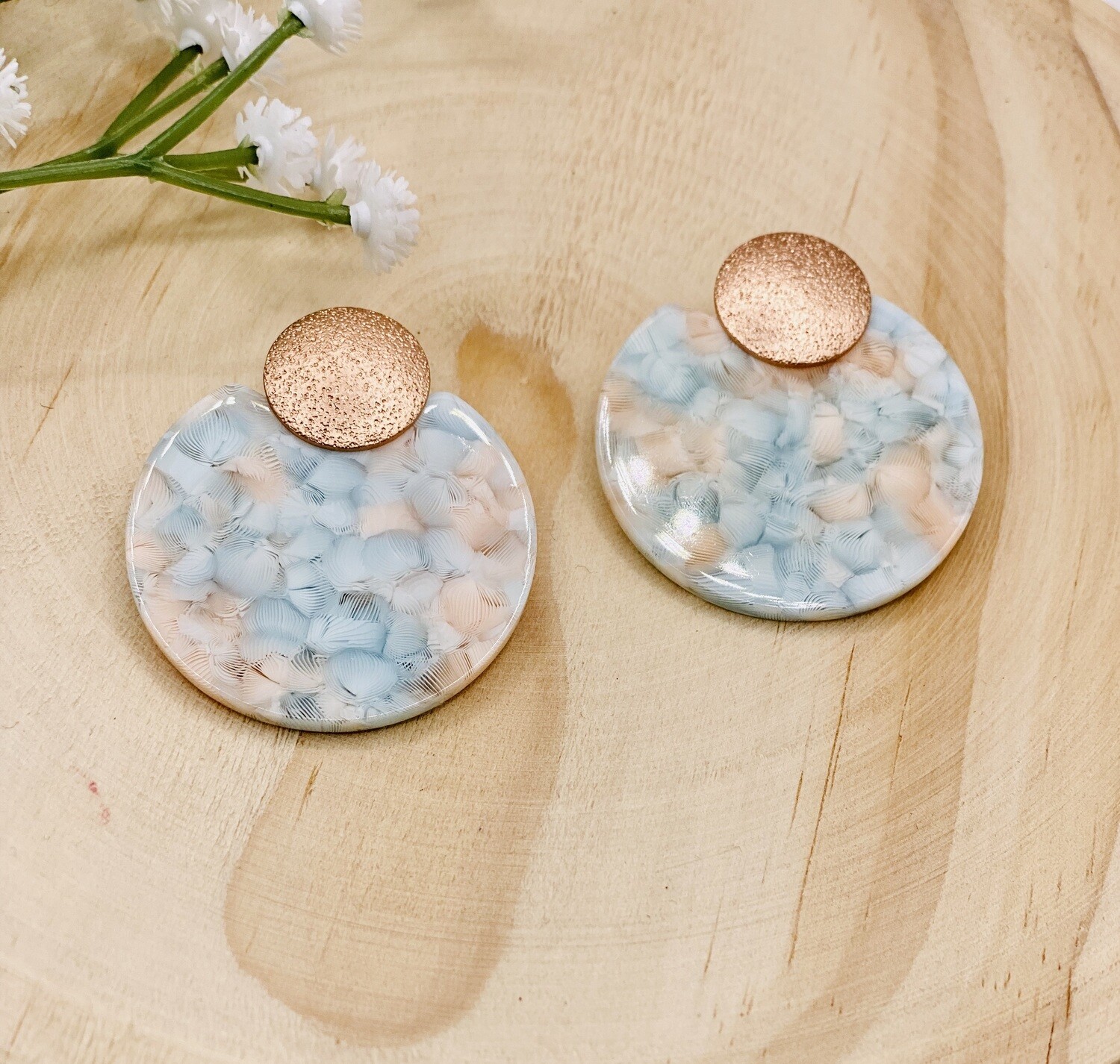 Earring Dear Daisy, Colour: Pink- Blue