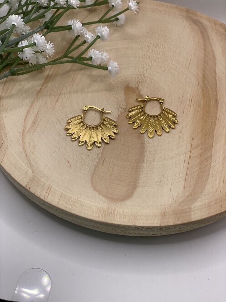 Earring Flaming Fay Gold