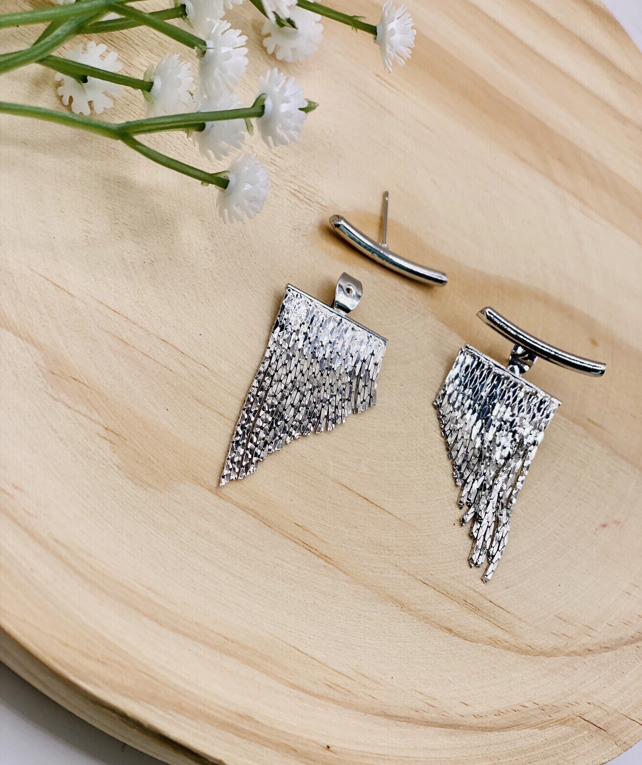 Bling earring, Colour: Silver