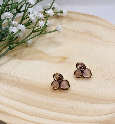 Amethyst Trio Earring