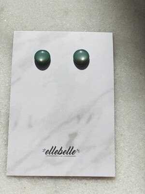 Earstuds Stormy Green