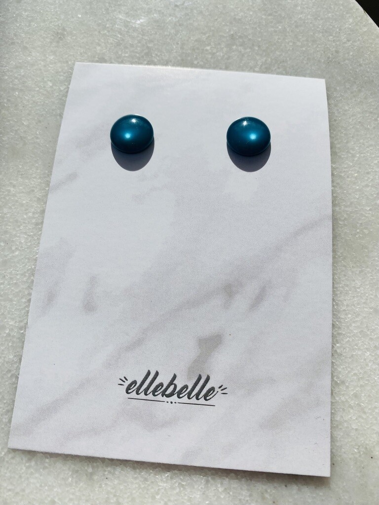 Earstuds Teal Green