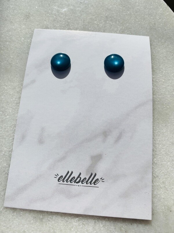 Earstuds Teal Green