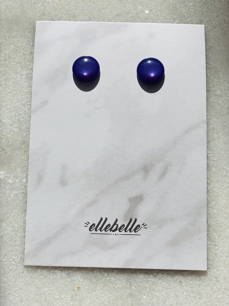 Earstuds Violet Purple