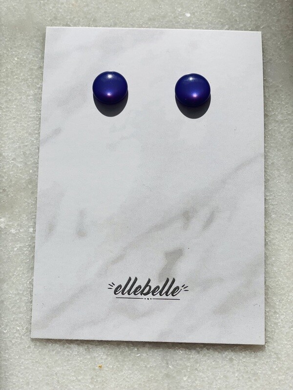 Earstuds Violet Purple