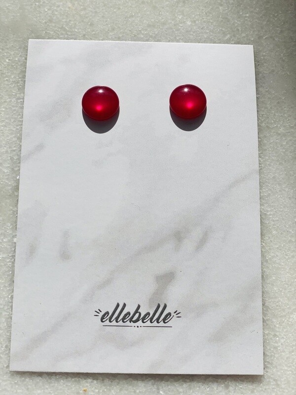 Earstuds Gerbera Pink