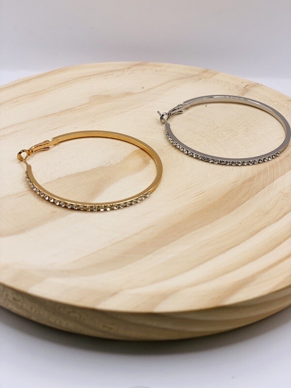 Earring Glitter Hoop