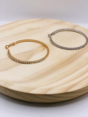 Earring Glitter Hoop