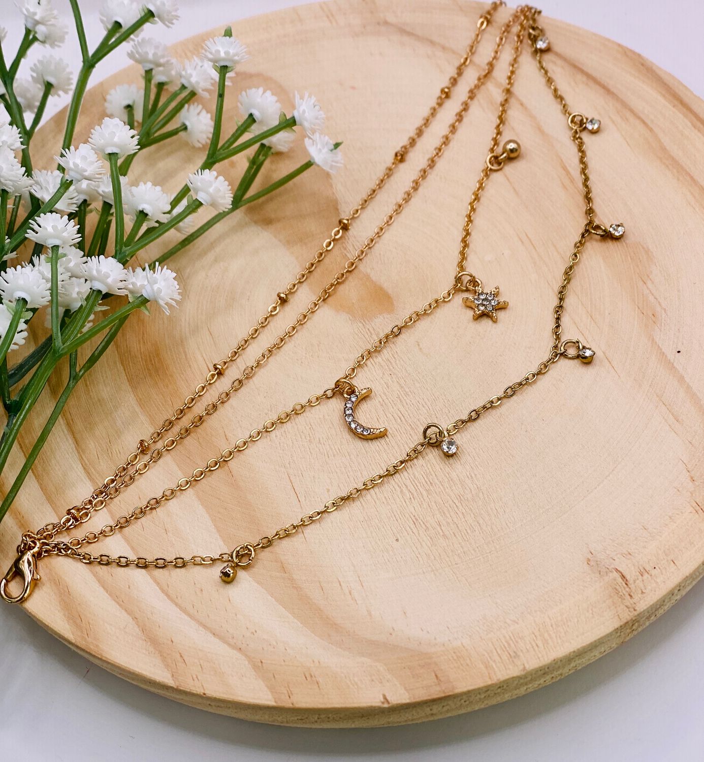 Anklet &#39;Moon and Stars&#39;