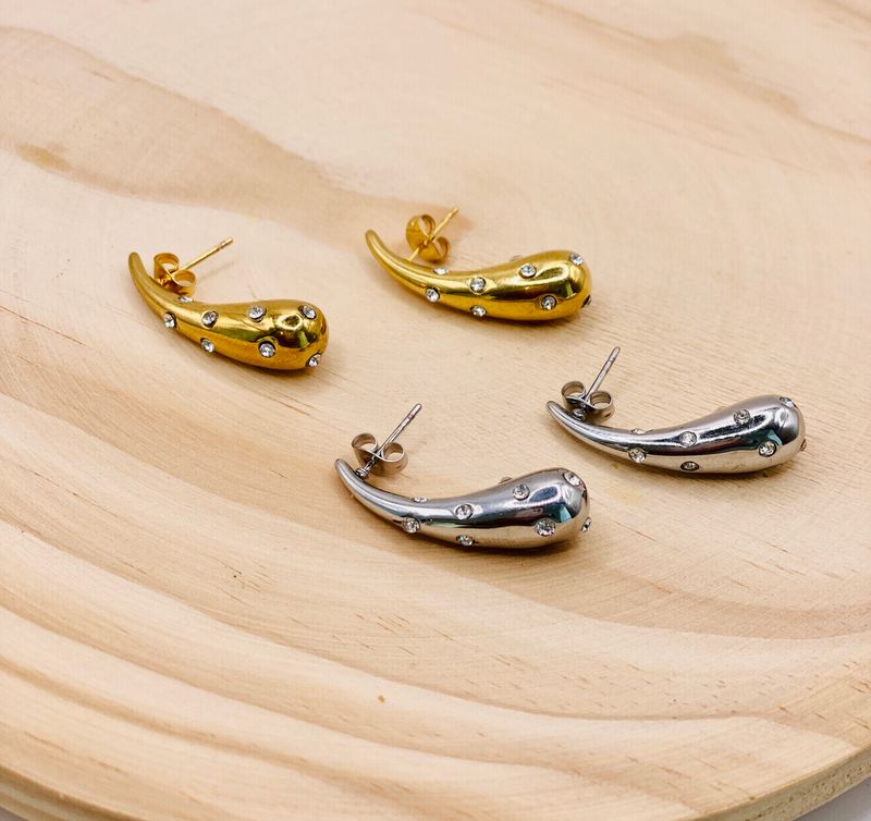 Eardrop Small Strass
