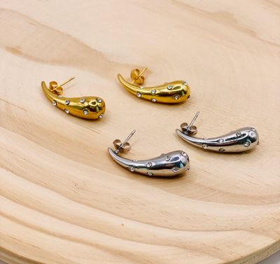 Eardrop Small Strass