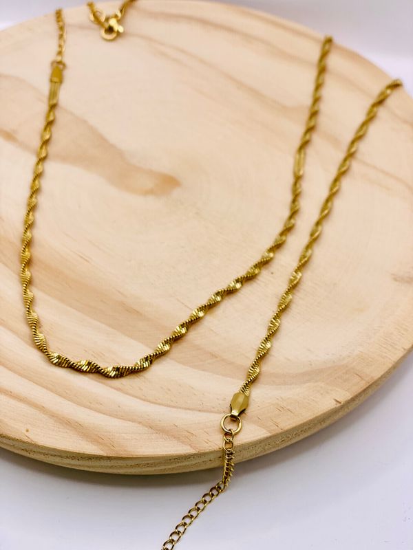 Twisted Box (Necklace &amp; Bracelet)