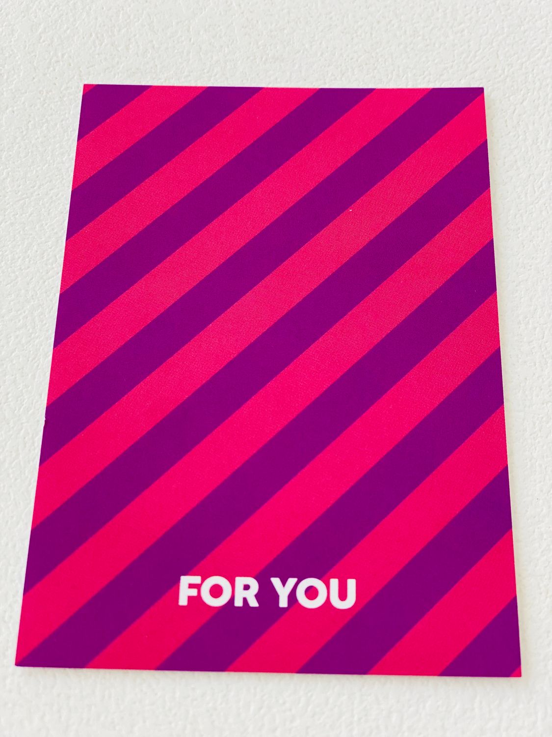 Earring/ Jewelry Card, Message: FOR YOU