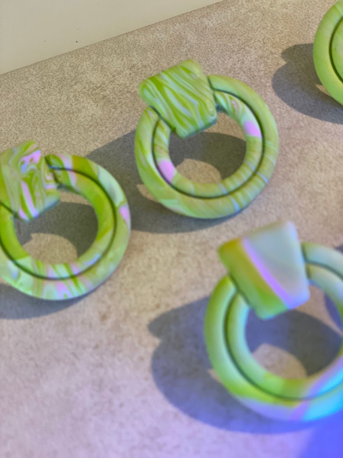 Earring  Modern Molly Lime