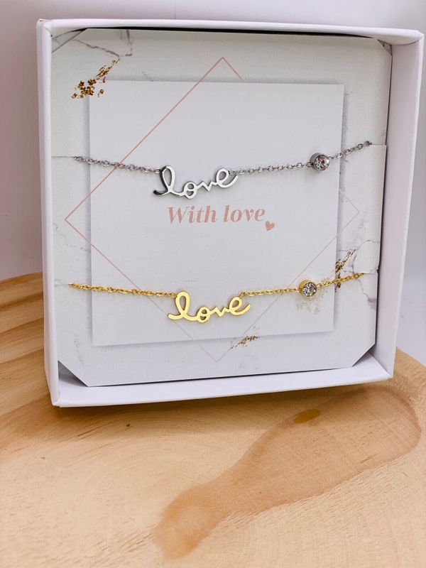 Gift Box &#39;With love&#39;  Love &amp; Stone