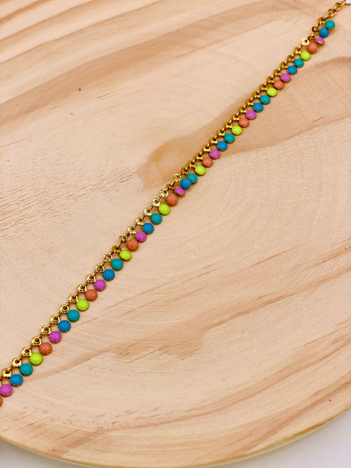 Anklet Color Pop, Colour: Gold