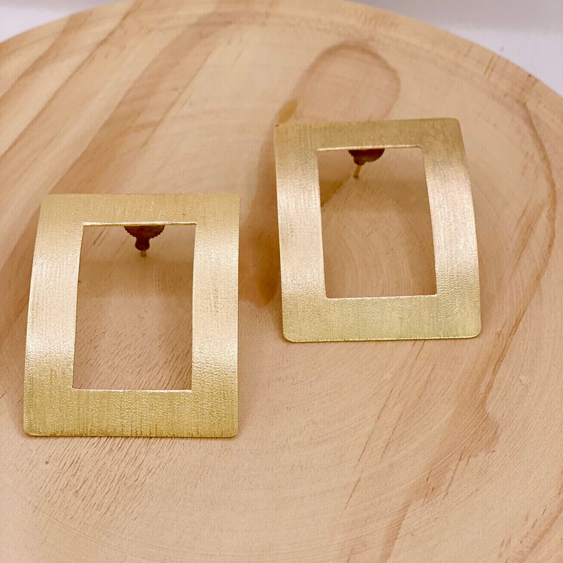Earring Big Square