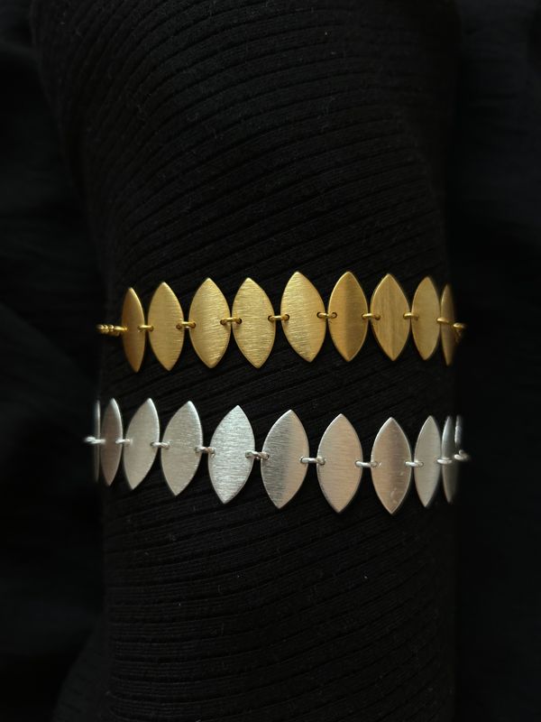 Bracelet Brushed Leaves