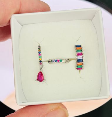 Earcandy Box Silver Rainbow