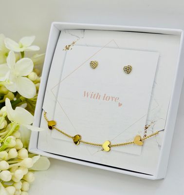 Golden Heart Gift Box