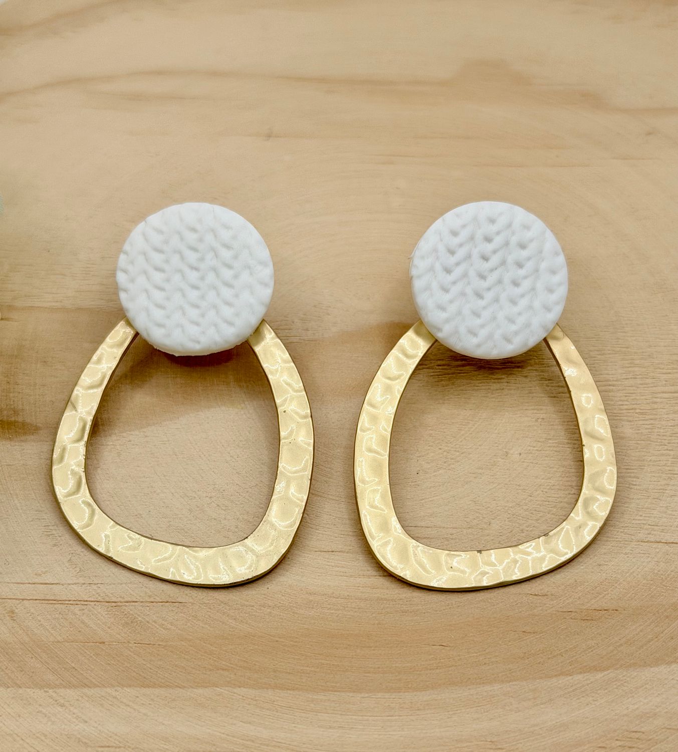 Golden Cozy Loop Earrings