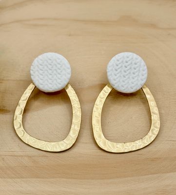 Golden Cozy Loop Earrings