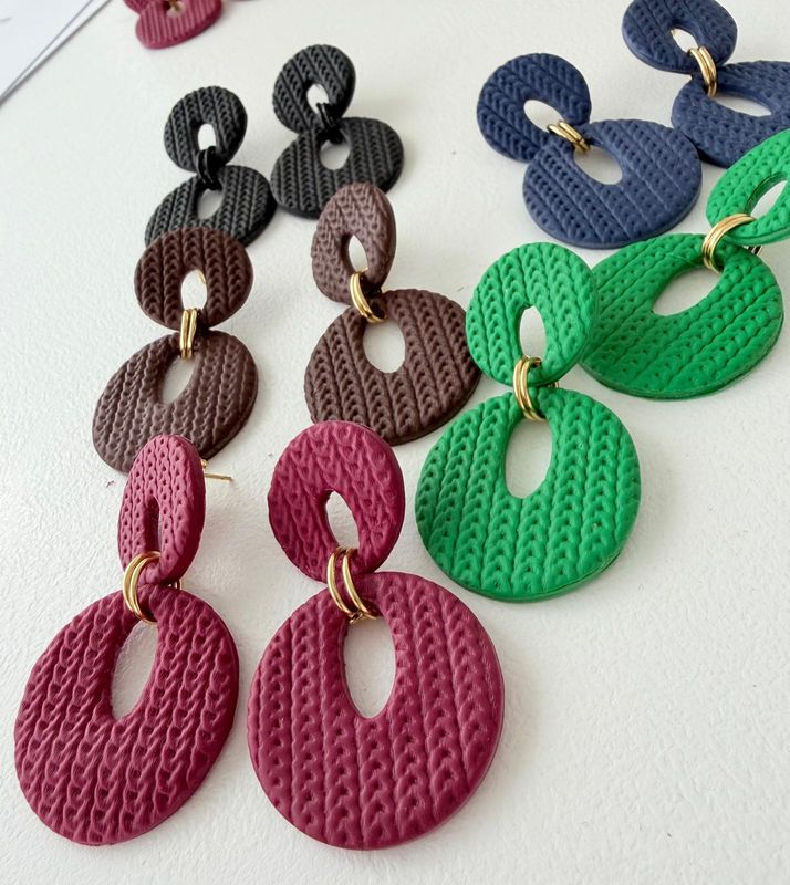 Circle Statement Earrings