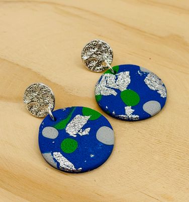 Azure Mosaic Earrings