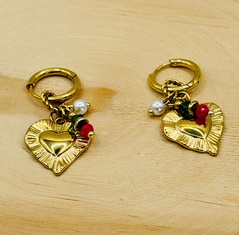 Candy Heart Earrings