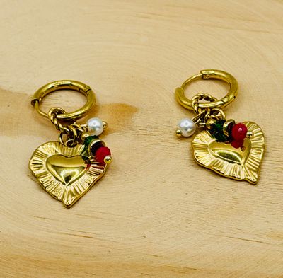 Candy Heart Earrings
