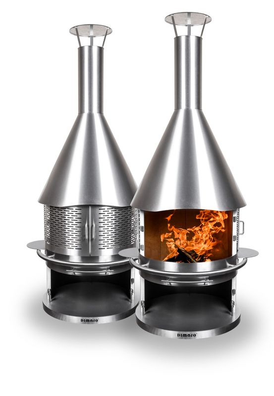 Grillinox 800 mit kurze Haube in Edelstahl geschliffen incl. 5 x Gratiszubehör im Wert > 1'000.- Fr: Edelstahltüren, Edelstahlgrillrost, Fettauffangschale, Wok / Steakpfanne, 2 Inox Ablagetablare