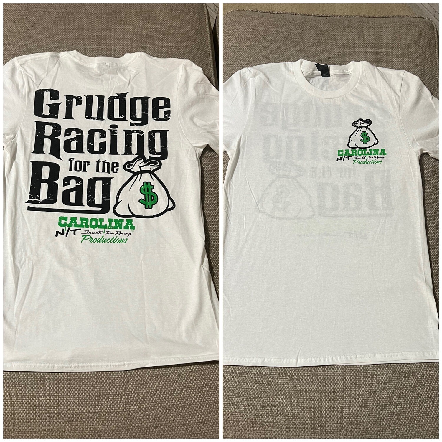 Grudge Racing for the Bag white Tee shirt