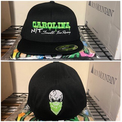 Black/Neon Green OG Letters Flex Fit Hat
