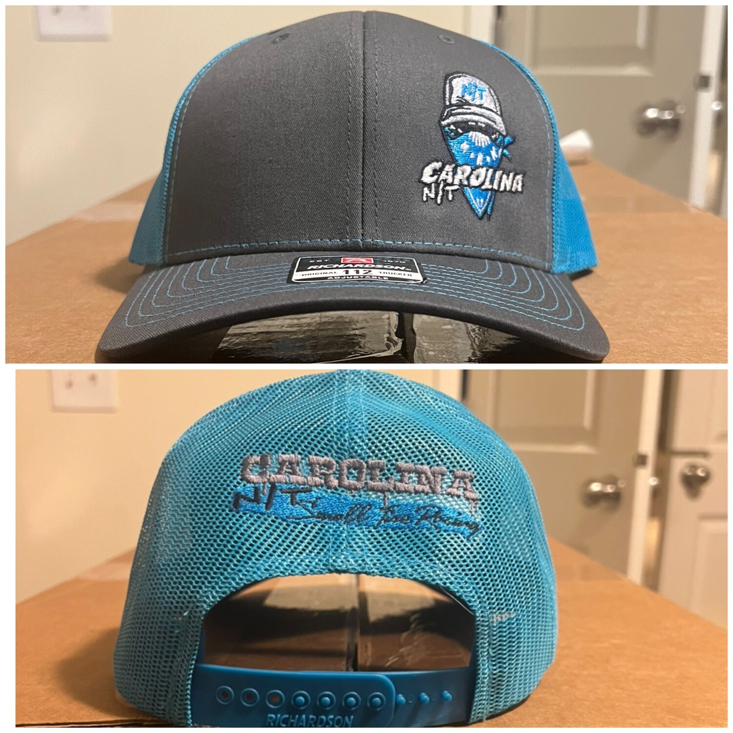 Carolina Blue/Grey Ball Cap bandit Trucker hat