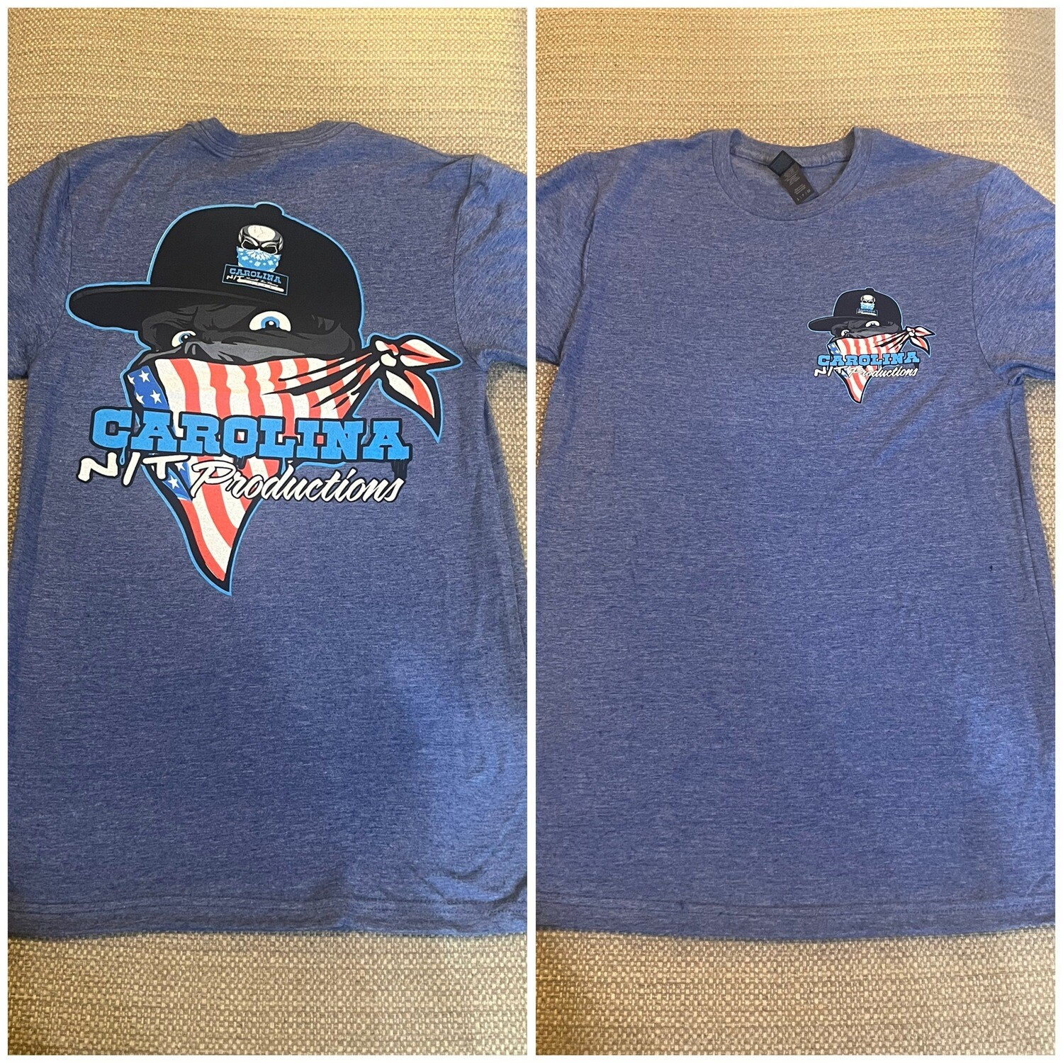 OG American Bandit Heather Blue t shirt