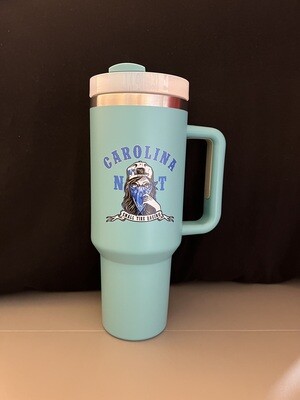 Lady Bandit Teal/Carolina Blue Tumbler cup