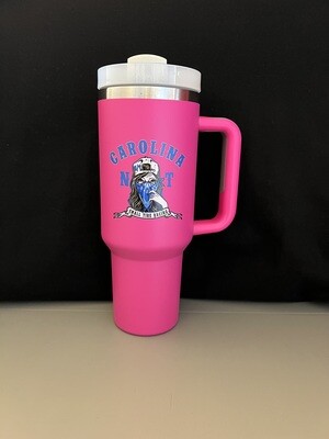 Lady Bandit pink/Carolina Blue Tumbler cup