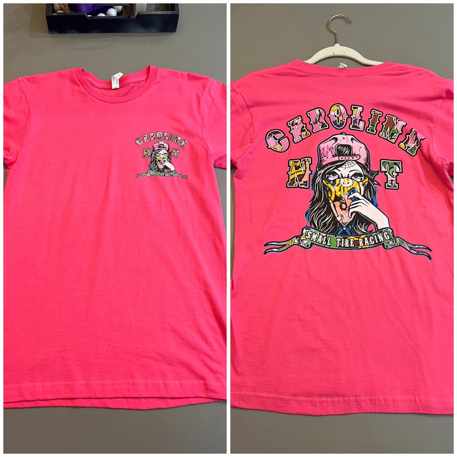 Lady Bandit Graffiti Pink T- shirt