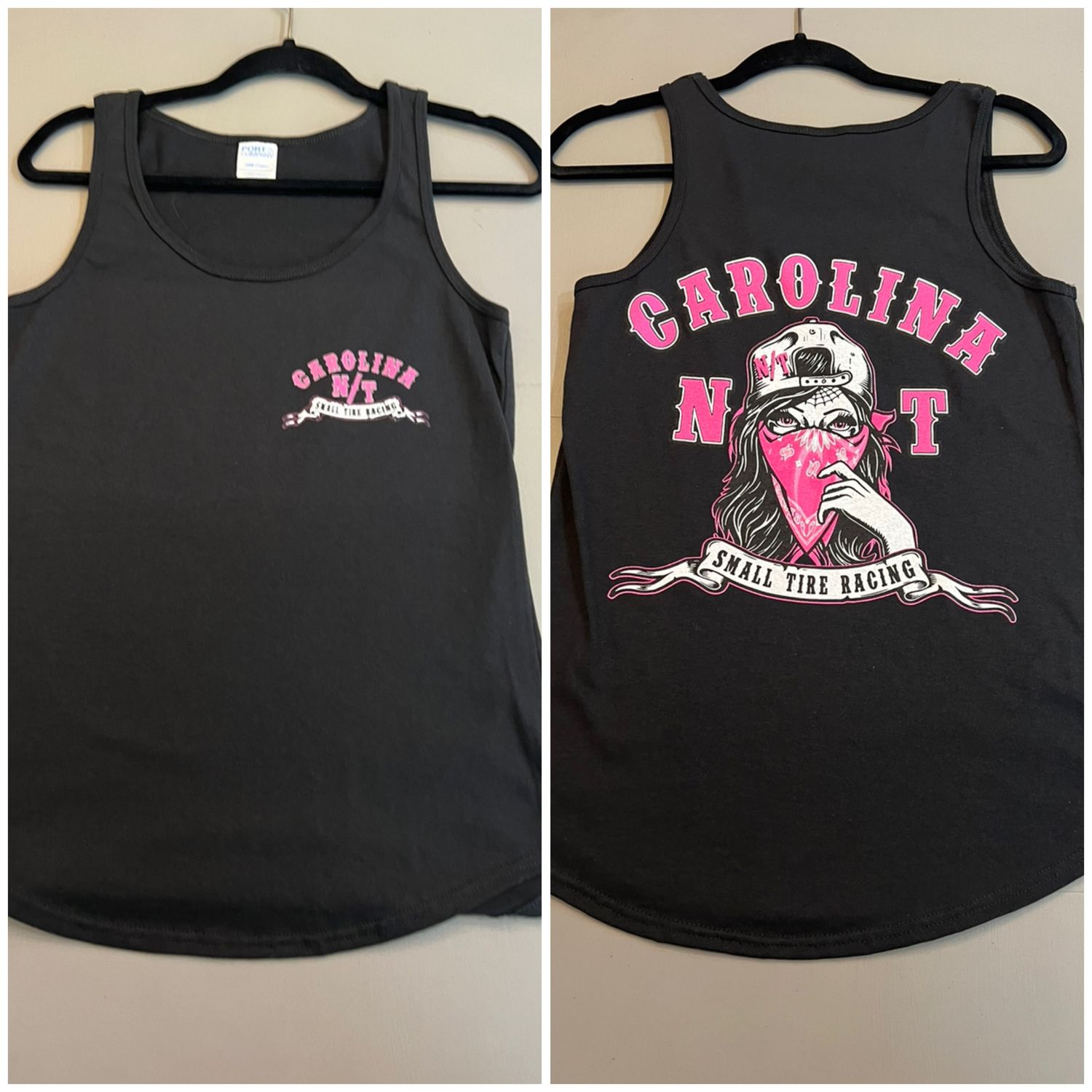 Lady Bandit Tank Top Black/Pink