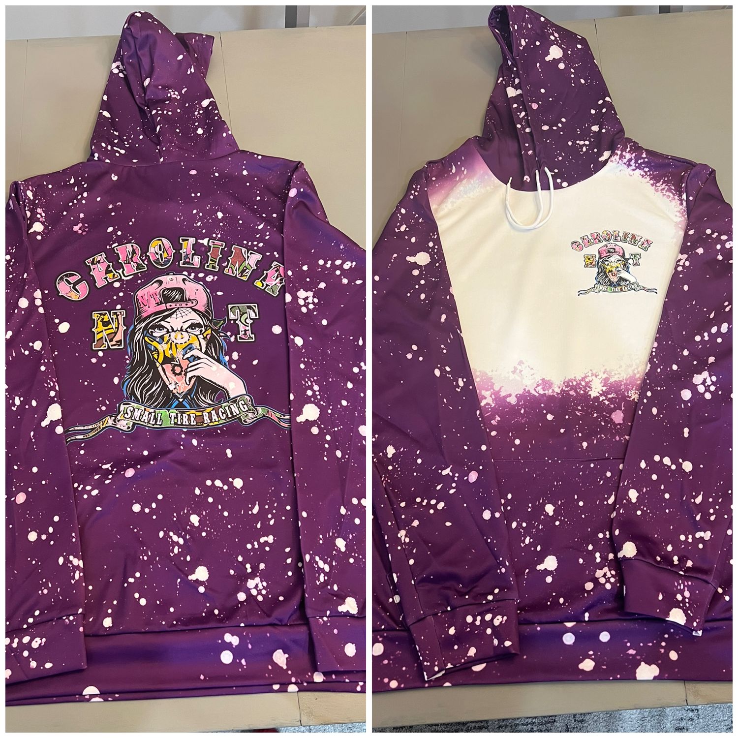 Purple/Graffiti Lady Bandit Hoodie