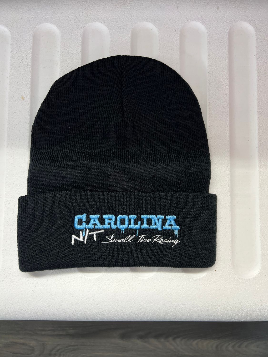 Black/ Carolina Blue Beanie
