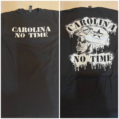 Black/Grey military skull shirt